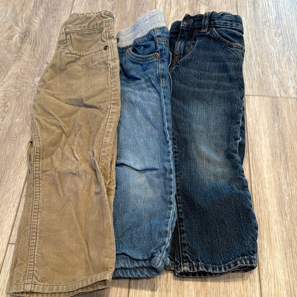 3T Kids' Baby GAP Denim and Corduroy Pants Set - Picture 1 of 4